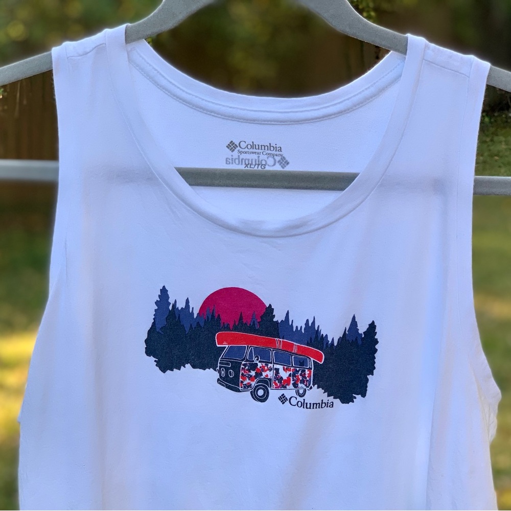 Columbia Sportswear Van Life ๐ Sleeveless Tank in Sunset Bluff Mesa ๐ถ๐ดโโ๏ธ๐ฃ NWOT - Picture 8 of 16